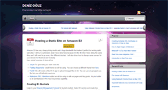 Desktop Screenshot of denizoguz.com